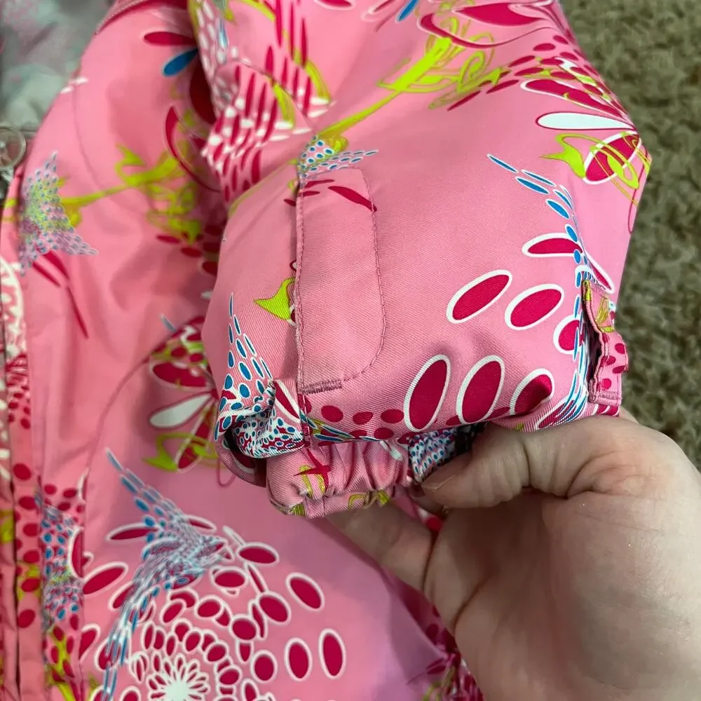 Spyder Pink Patterned Girls' Jacket